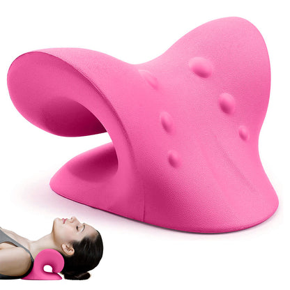 Neck Cloud Cervical Neck Stretcher Pillow Traction Device Pain Relief Massage