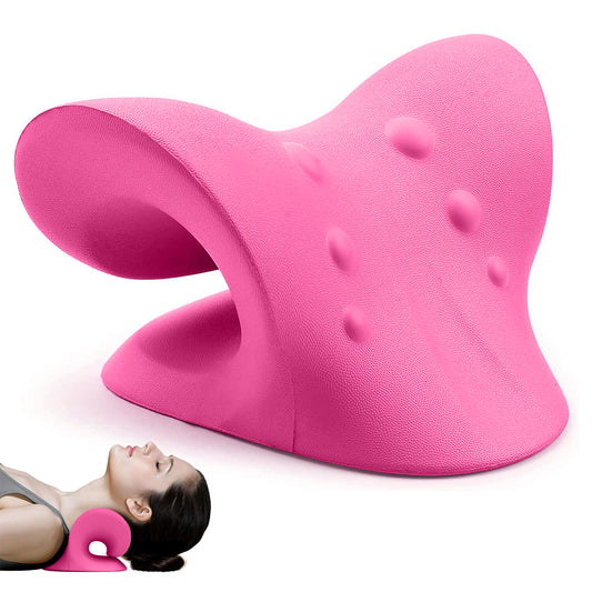 Neck Cloud Cervical Neck Stretcher Pillow Traction Device Pain Relief Massage